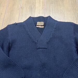 Vintage Lion Mills 1940s wool sweater Sz S/M made in Hartford, Connecticut